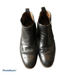 Black Leather Boots Made in Italy